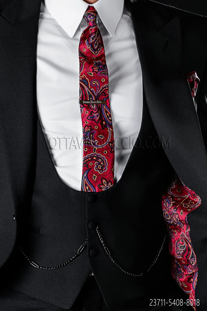 Gilet scollato in misto lana nero