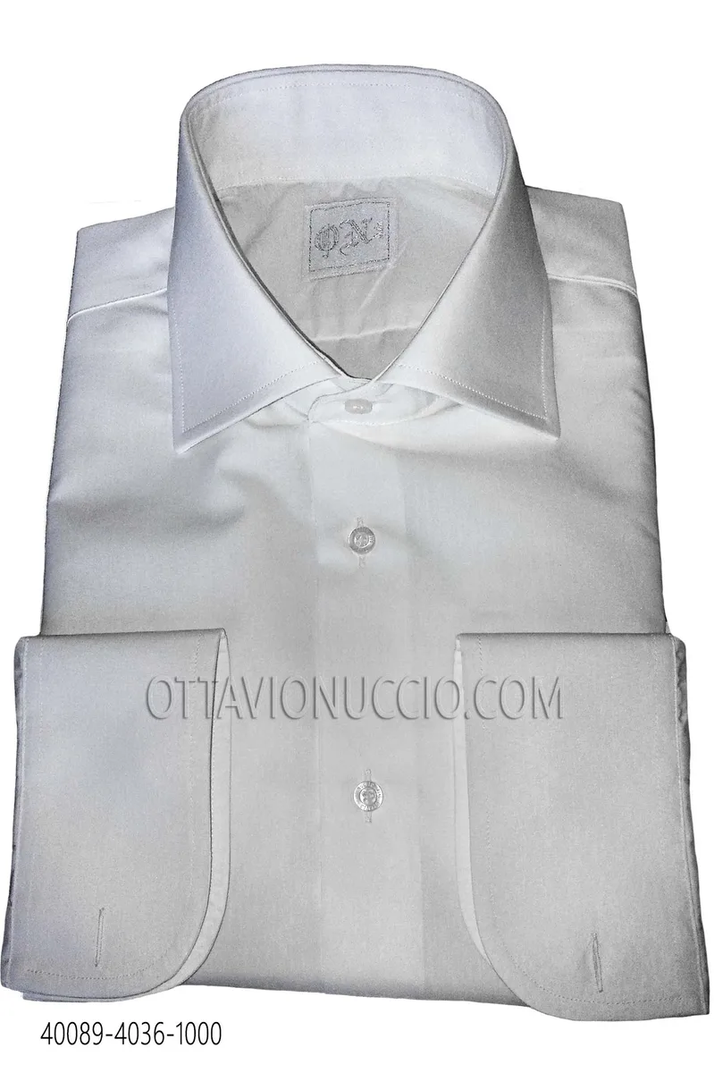 Camicia poli cotone bianca