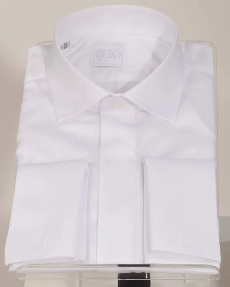 Camicia poli cotone bianca