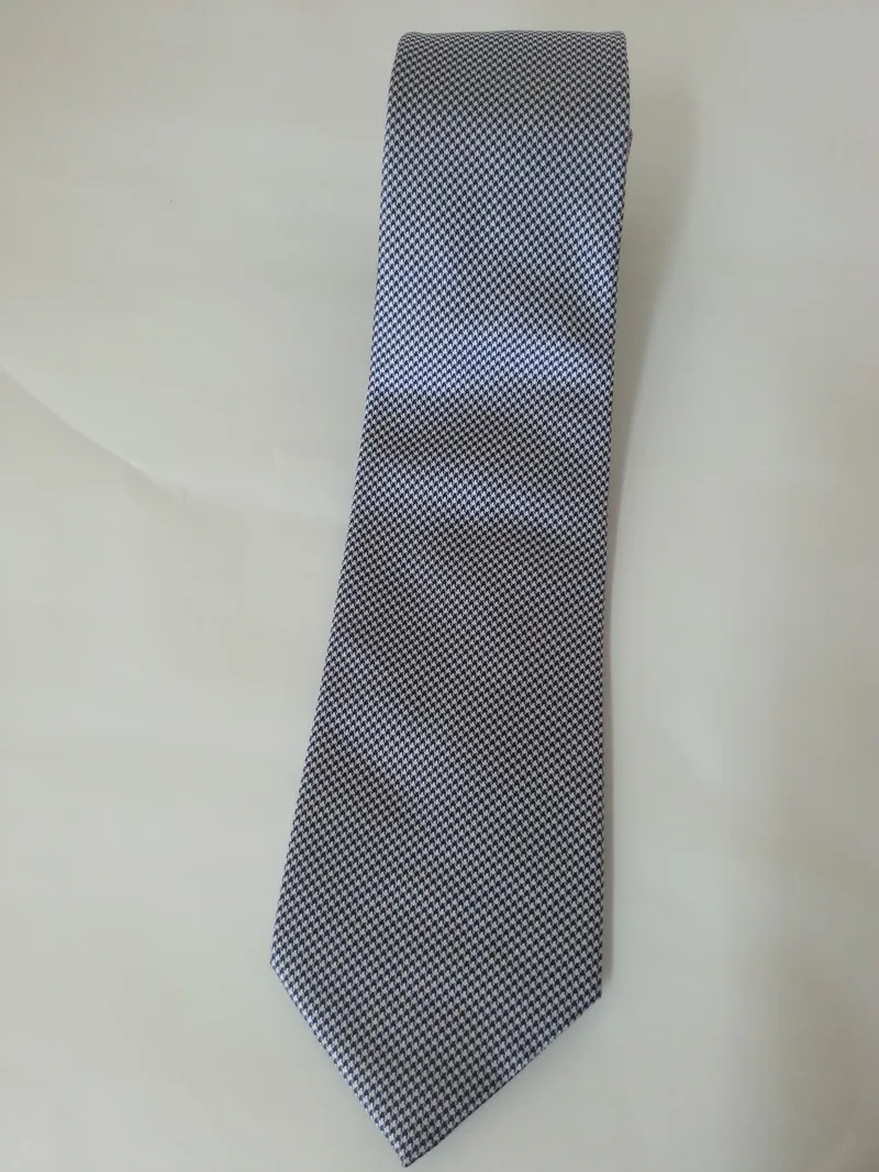 Prince of Wales Tie and Handkerchief Set in Blue