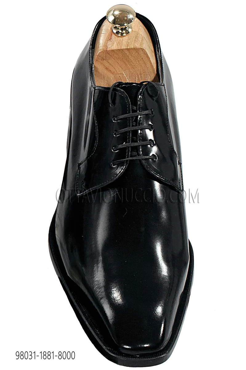 Zapato cordones piel cepillada