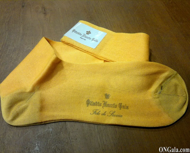 Calze in cotone oro