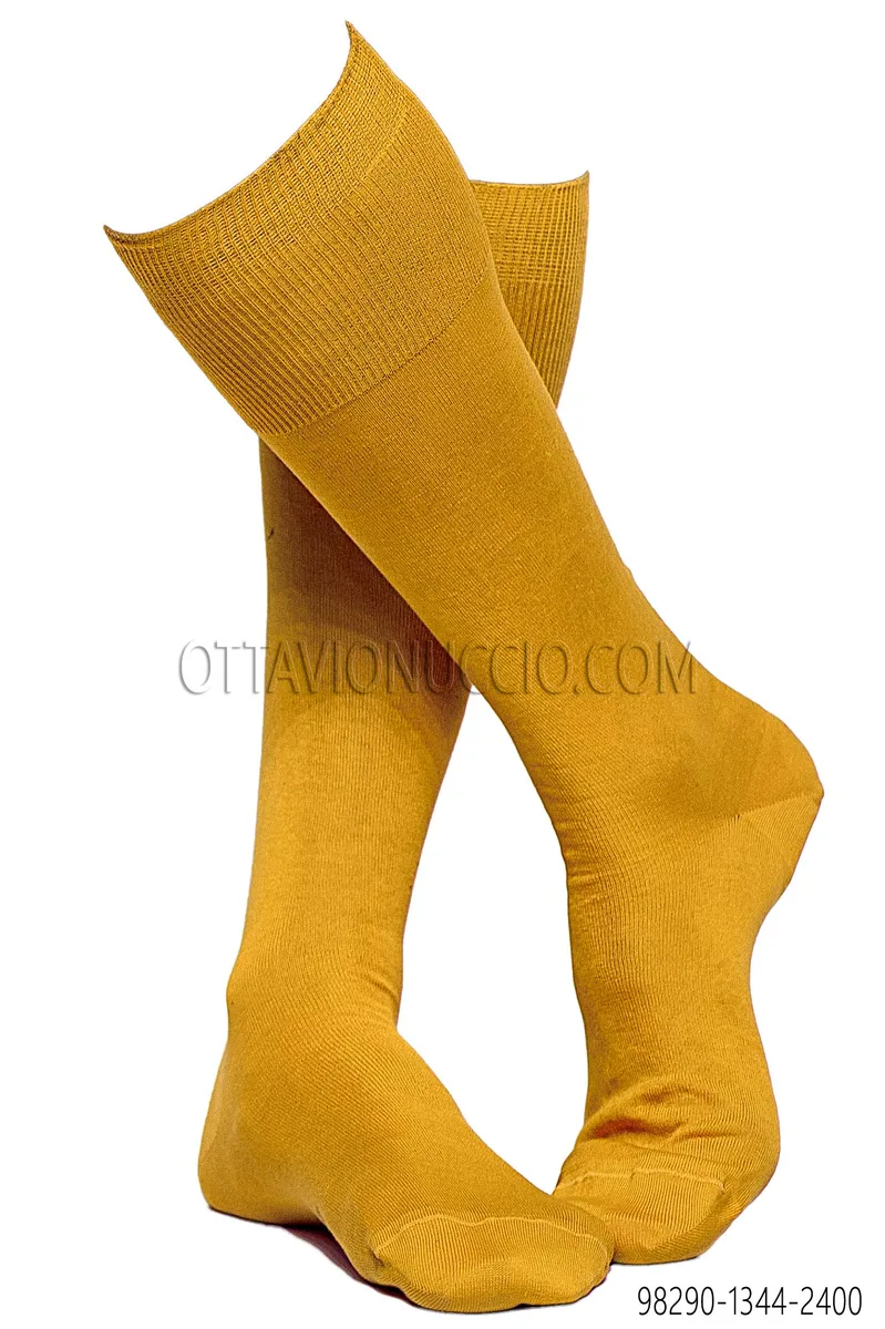 Calze in cotone oro