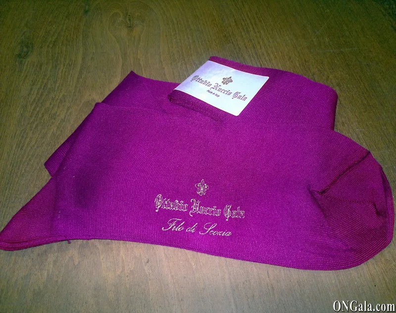 Calze fucsia in cotone
