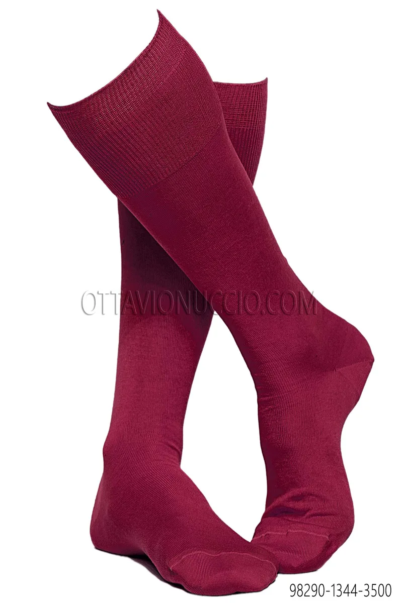 Calze fucsia in cotone
