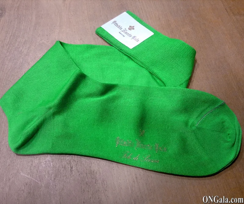 Calze verdi in cotone
