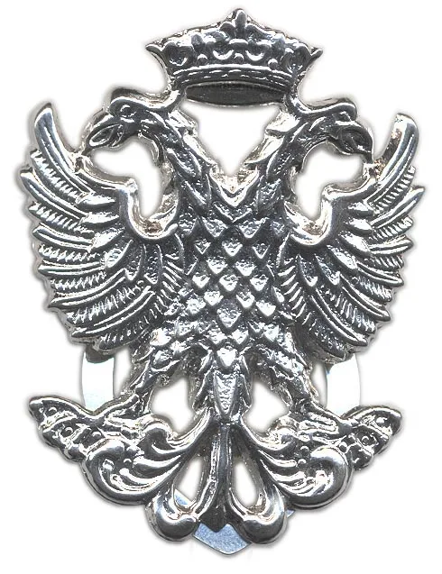 Adlerförmiger Knotenstift, Nickel-Finish