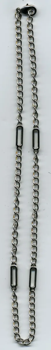 Cadena eslabones plata