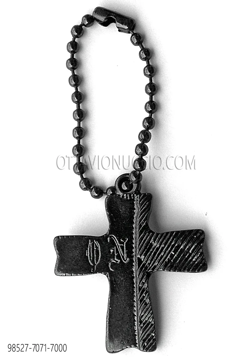 Pendente croce canna fucile