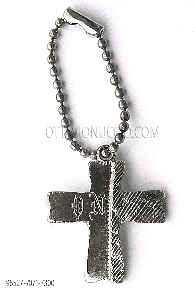 Pendente croce nikel