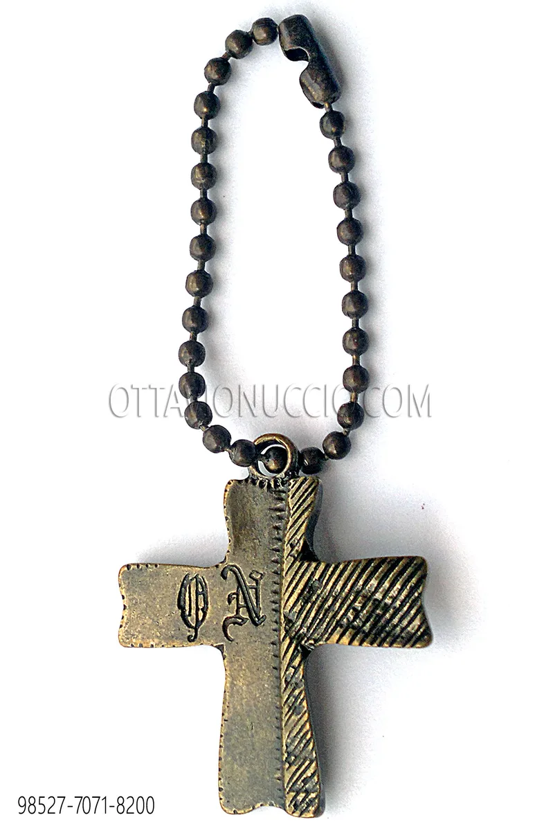 Pendente croce oro vecchio