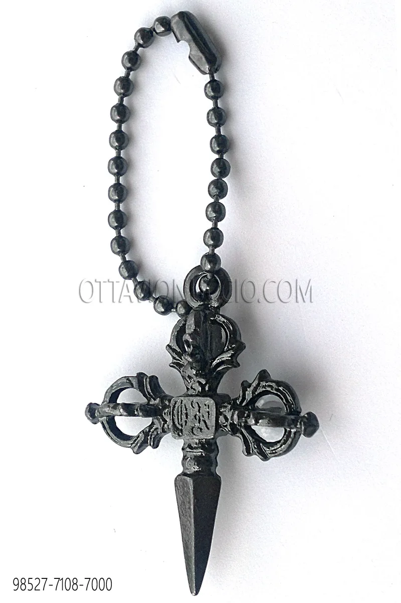 Pendente croce gotica canna fucile