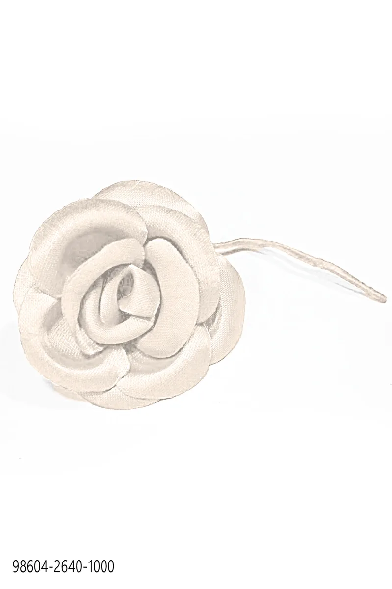 Ivory Satin Flower