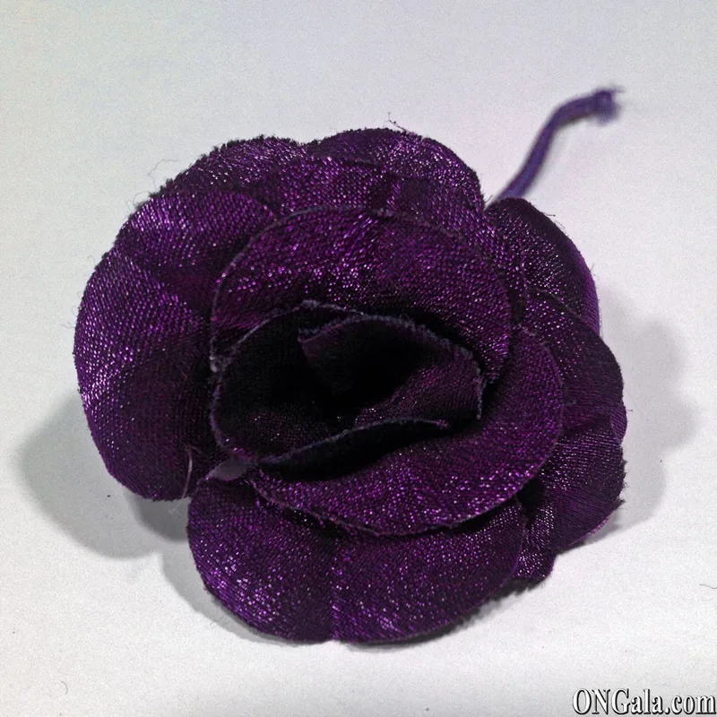 Fiore in lurex fucsia