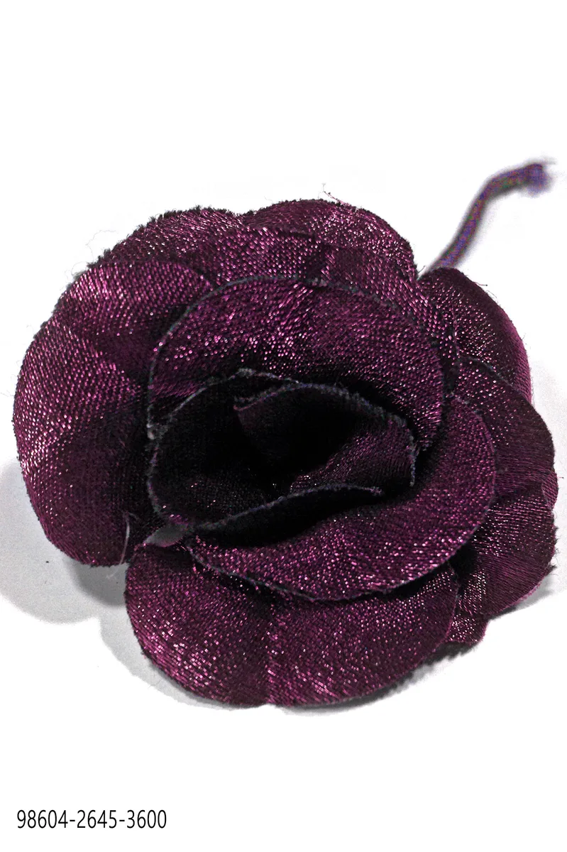 Fiore in lurex fucsia