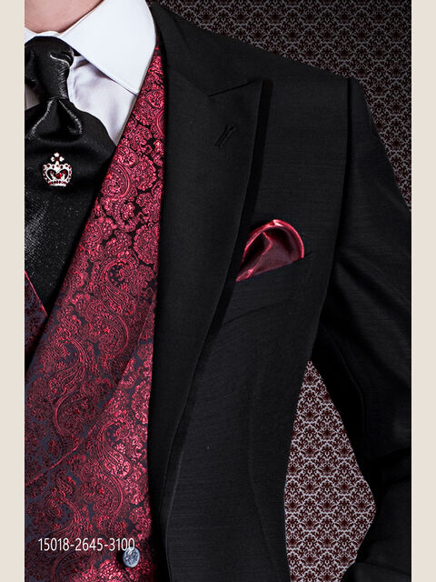 Fazzoletto in lurex rosso