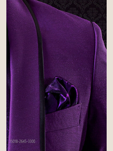 Fazzoletto in lurex viola