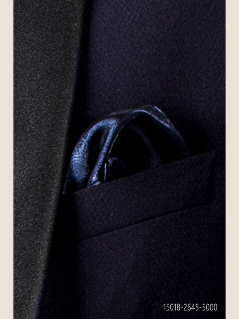 Fazzoletto in lurex blu