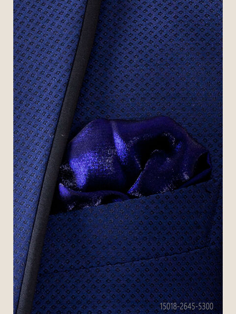 Fazzoletto in lurex blu elettrico