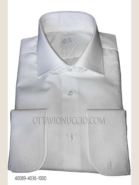 Camicia poli cotone bianca