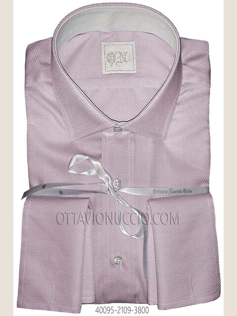Camicia rosa in cotone
