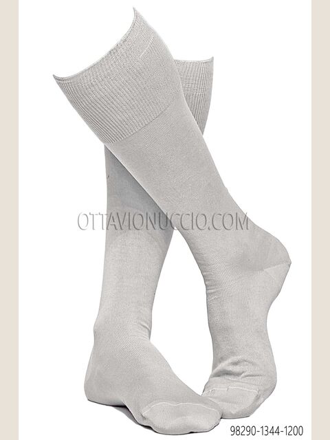 Calze in cotone avorio