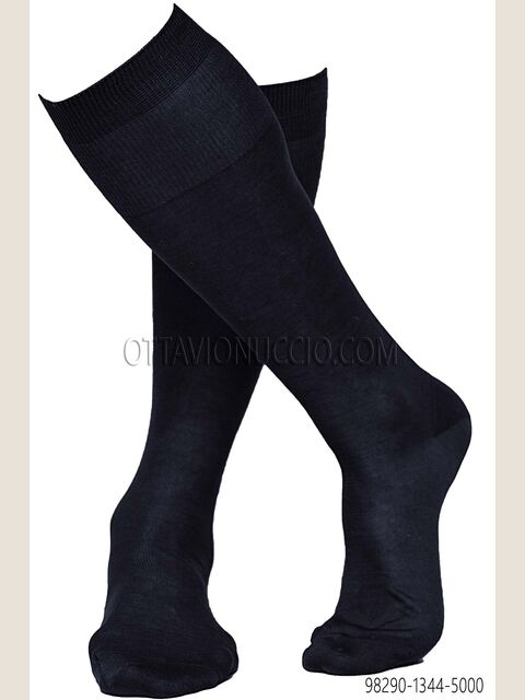 Calze blu in cotone