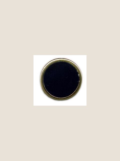 Gemelli finitura oro forma tonda smaltati nero