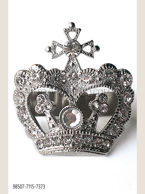 Fermanodo Corona nikel strass crystal