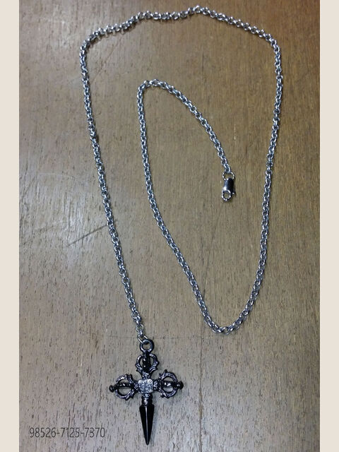Catenina con pendente spadino canna fucile