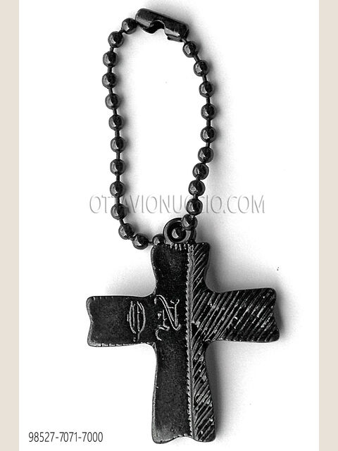 Pendente croce canna fucile