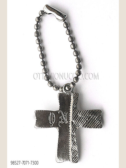 Pendente croce nikel