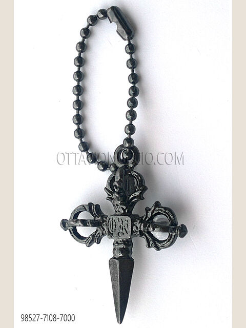 Pendente croce gotica canna fucile