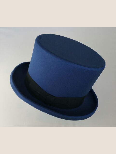 Cilindro blu royal misto lana