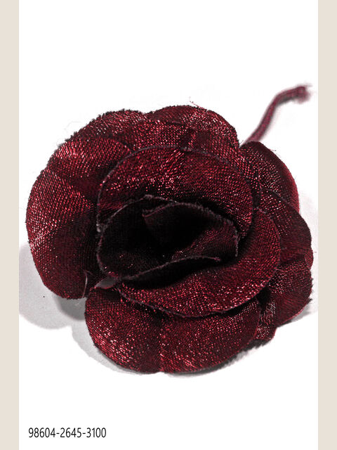 Fiore in lurex rosso