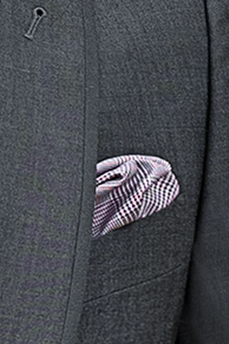 Tight matrimonio uomo grigio, gilet seta doppiopetto 4