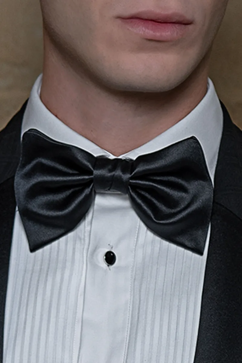 Smoking uomo da red carpet nero a quadri 2