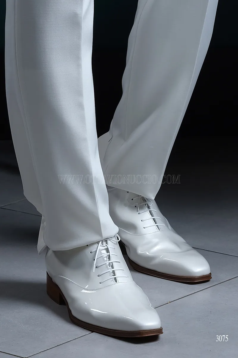 Smoking sciallato bianco – Scarpa
