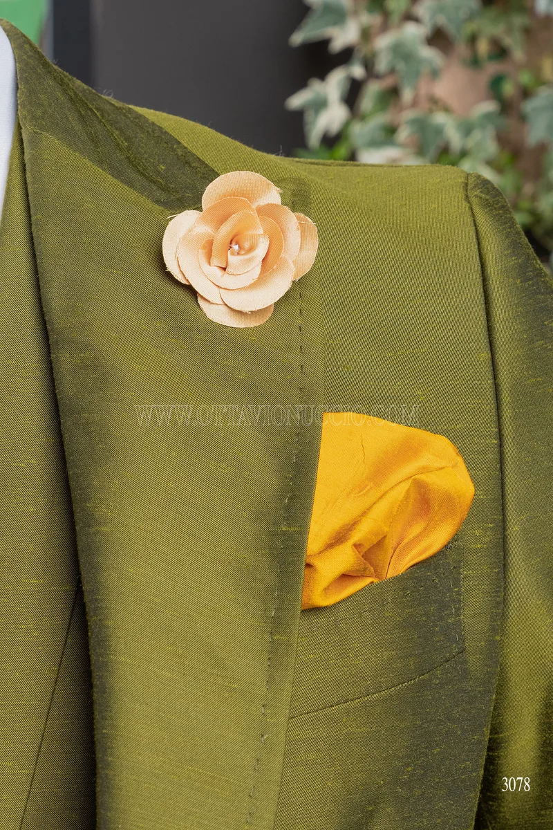 Abito da cerimonia uomo verde oliva – Accessori