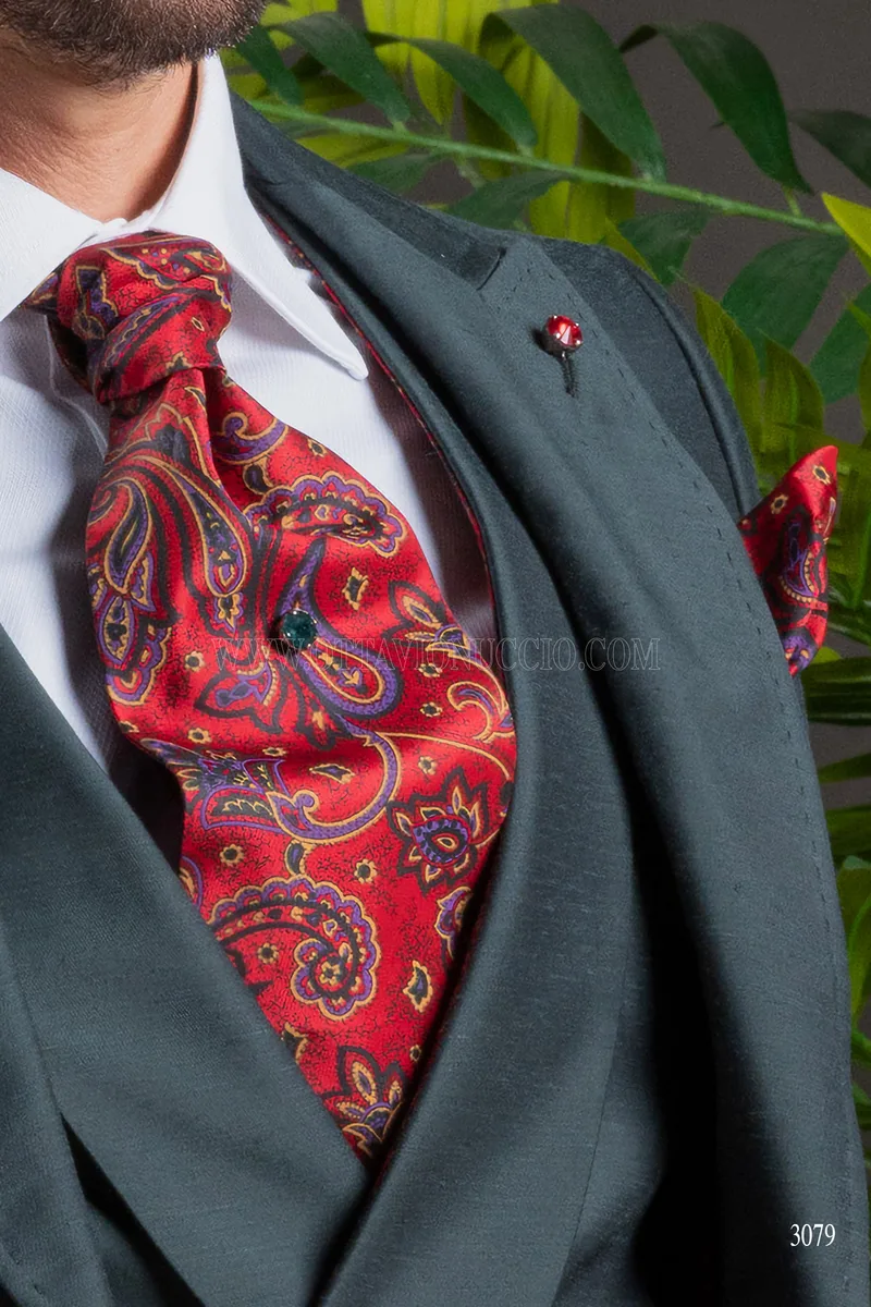Abito da cerimonia uomo verde petrolio – Accessori
