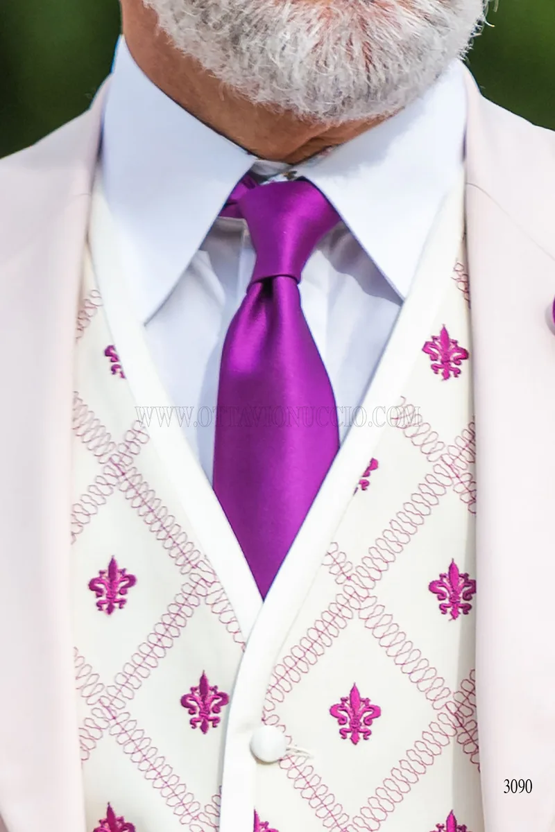 Abito da sposo rosa chiaro 5