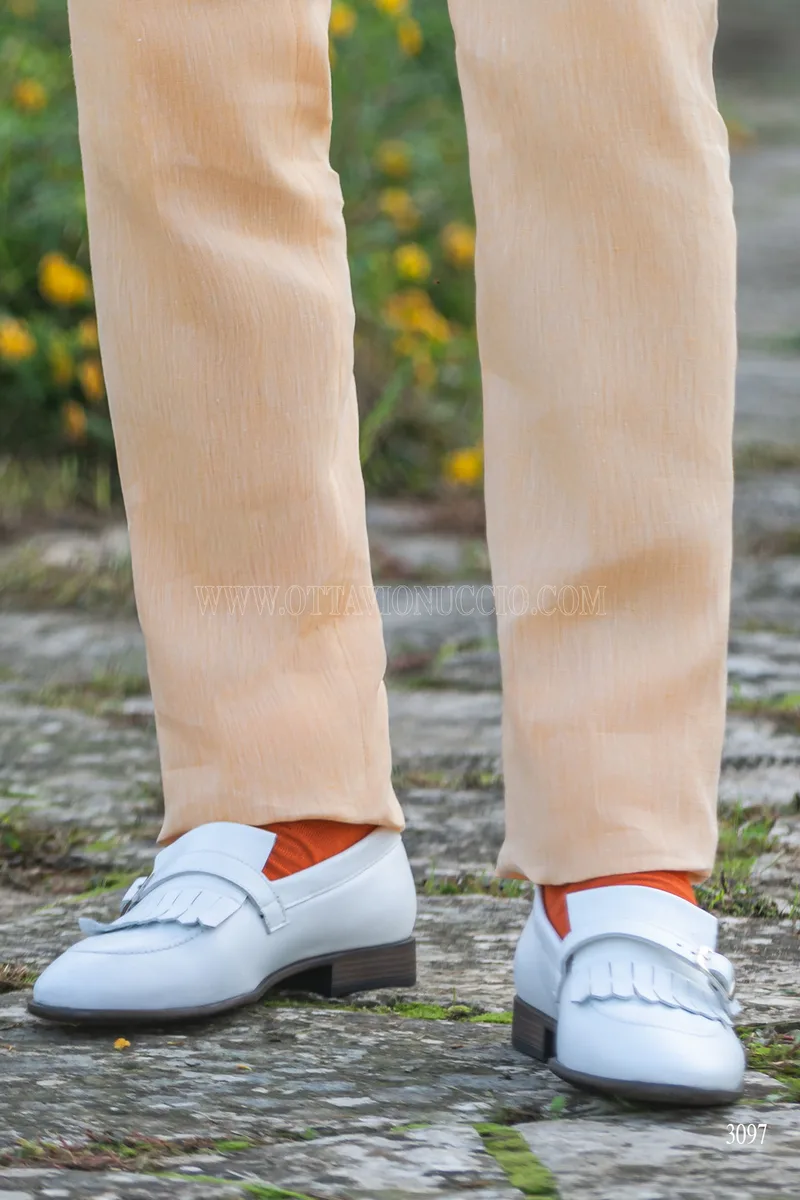Abito da cerimonia uomo boho chic arancio 6