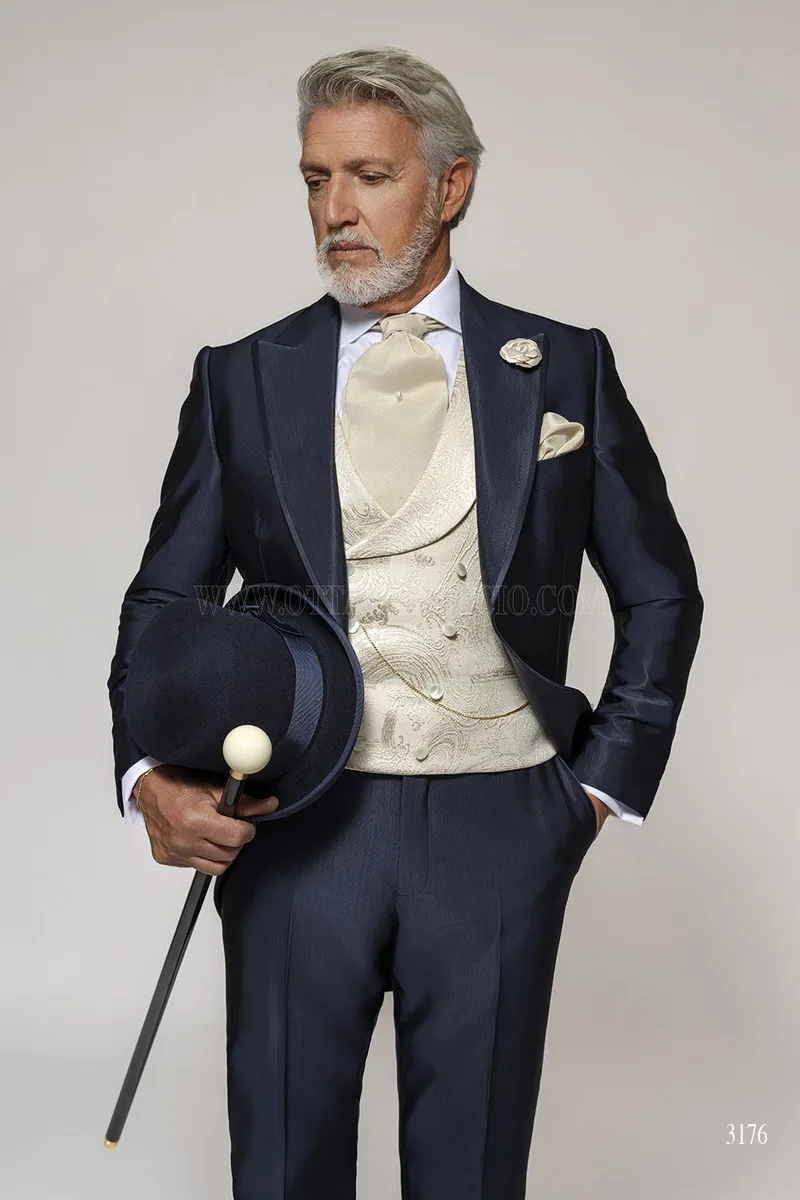 Tight Moderno Blu Notte – Eleganza Contemporanea da Sposo – pa