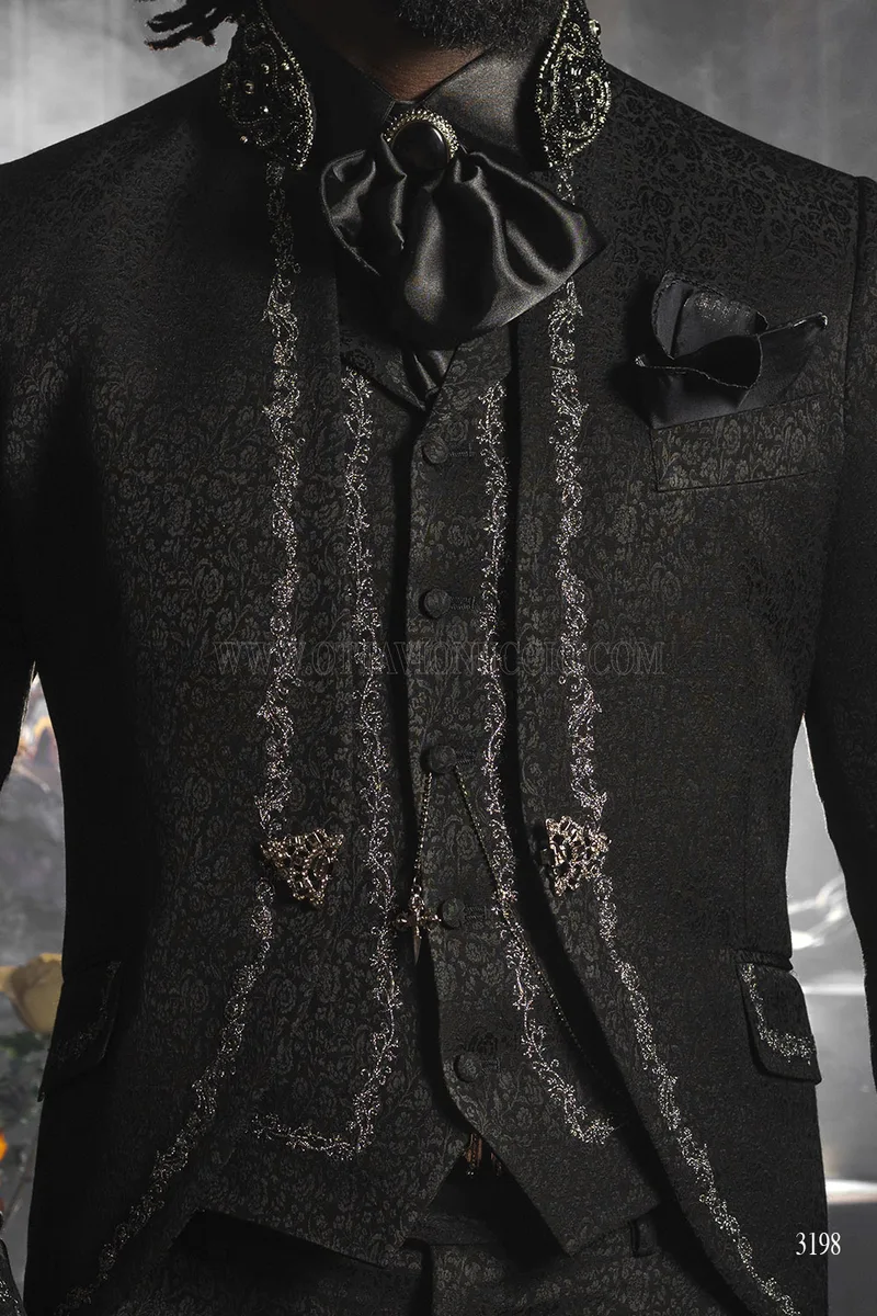 Abito da Sposo Gothic-Luxury Total-Black 3