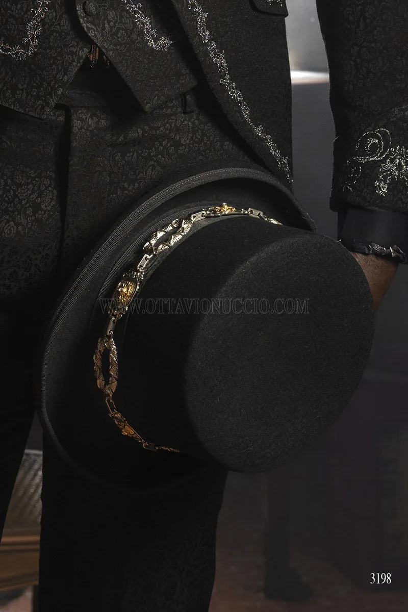 Abito da Sposo Gothic-Luxury Total-Black 5