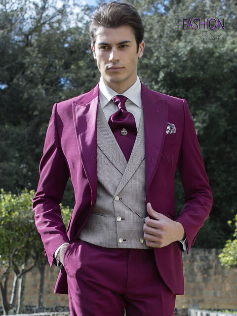 Vestito uomo fucsia da cerimonia