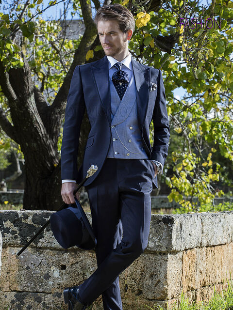 Abito uomo blu da matrimonio sposo