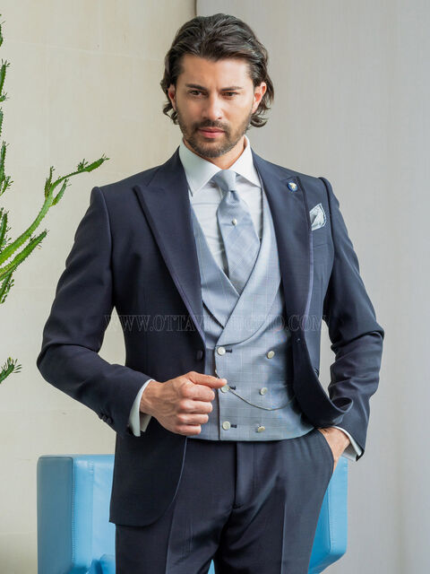 Abito da cerimonia uomo classico blu