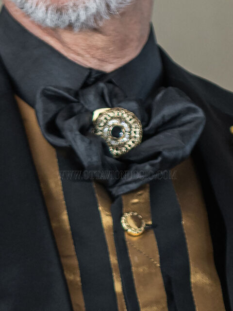 Foulard e Fazzoletto in microfibra nero